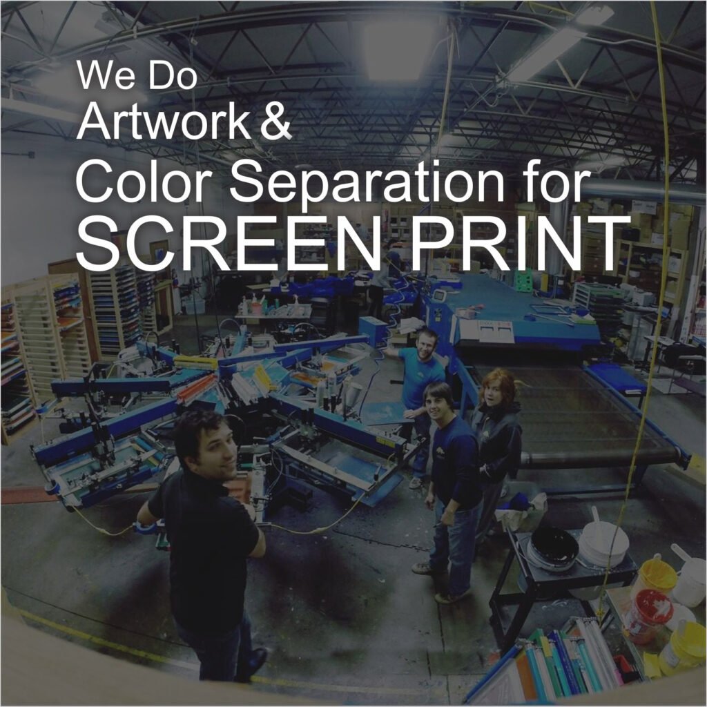 Online Color Separation Services for Screen Printing